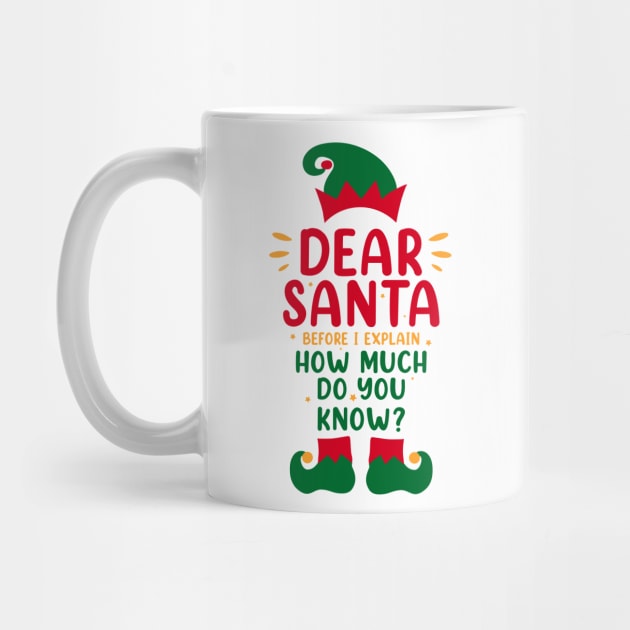 Dear Santa I Can Explain Funny Christmas Pajama Adults Kids by _So who go sayit_